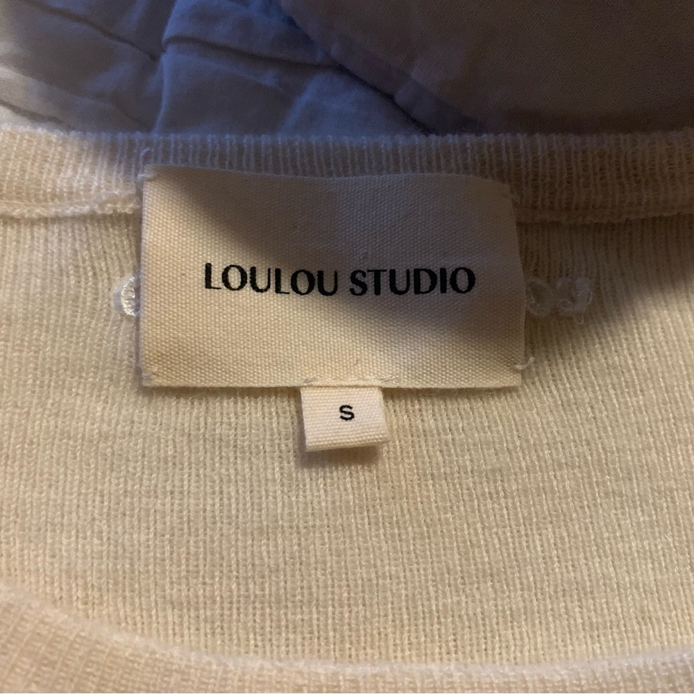 Loulou Studio Cream Bodysuit - Picture 3 of 6